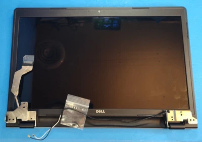 Dell Inspiron 17-5748 17.3" Glossy LCD Screen Hinges Complete Top Cover Assembly - Image 1 of 3