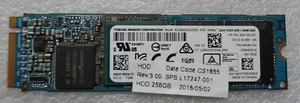 Toshiba 256GB NVMe M.2 80mm SSD KXG50ZNV256G XG5 - Picture 1 of 3