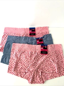 NEW Maidenform 3 Pair Fits Like A Dream Boyshorts,Panties XL/8 Multicolor 40859 - Picture 1 of 3