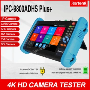 Rsrteng CCTV cámara probador IPC-9800ADHS Plus WIFI H.265 4K AHD CVI TVI SDI CVBS - Imagen 1 de 12