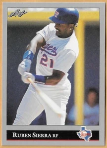 RUBÉN SIERRA TEXAS RANGERS #383 - HOJA NM-MT 1992 - Imagen 1 de 2