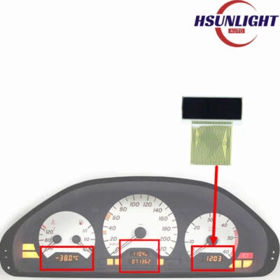 Cuadro de instrumentos derecho pantalla LCD para Mercedes Benz SLK R170 1998-2002 Foto 1 de 2