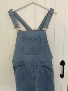 Womens Denim Dungarees Size 14 - Picture 1 of 3