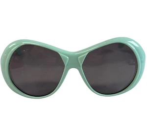 Vintage Mod Retro 60s Mint Green Sunglasses Oversized Lenses Made in Italy AS IS - Picture 1 of 19
