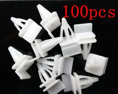 Retenedor de remaches clip de moldura de panel basculante 100 unidades para Acura para Hond Civic Accord Foto 1 de 2