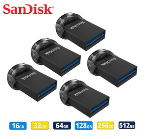 SanDisk 64GB 128GB 256GB 32GB 16GB 512GB Ultra Fit USB 3.0 Flash Drive USB 3.1 - Picture 1 of 9