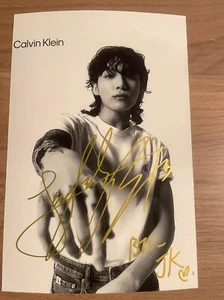 Hand signed by Jeon Jung kook autographed photo K-POP 4*6 (IN STOCK) - Picture 1 of 1