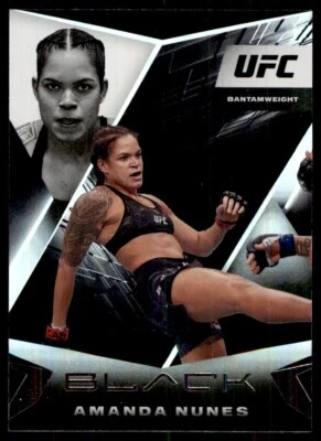 2021 Panini Chronicles Black Amanda Nunes #105 - Image 1 of 2
