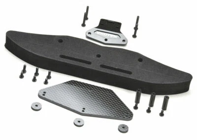 EXOTEK 2000 Carbon Fiber Aluminum Foam Drag Bumper Team Associated DR10 DR10m - Image 1 of 3