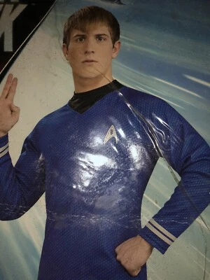 Rubie's Classic Star Trek Deluxe Spock Men's Costume Shirt - Size Medium - Image 1 of 3