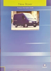 Peugeot Boxer Van Product Information Guide Brochure 2002 - Picture 1 of 1