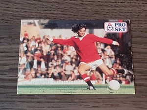 GEORGE BEST MANCHESTER UNITED SOCCER CARD PRO SET 1991 N-IRELAND RARE NO PANINI - Picture 1 of 2
