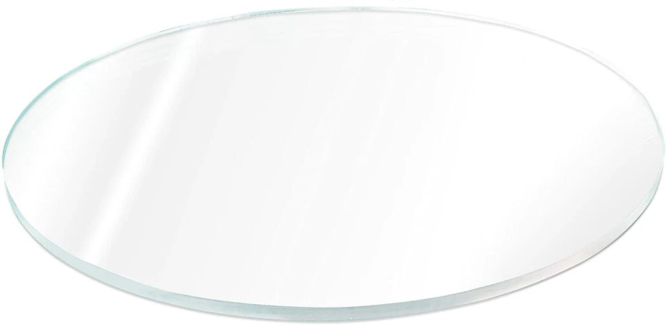 1/4" Plastic Circle Disc Round Acrylic Sheet Clear Plexiglass - All Sizes - Image 1 of 4