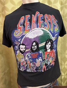 S-M Unused Vintage 1980 GENESIS DUKE AMERICAN TOUR T-Shirt COTTON Single Stitch - Picture 1 of 3