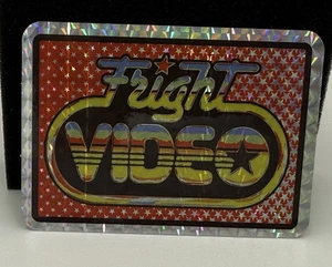 FRIGHT VIDEO Fright-rags Prizmmaniacs nur 100 Made Chase Prisma Aufkleber SCHÖN! - Bild 1 von 3