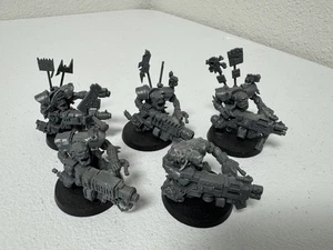 Warhammer 40000 40K Orchi Ork Flash Gitz x5 buone condizioni 111925 - Foto 1 di 7