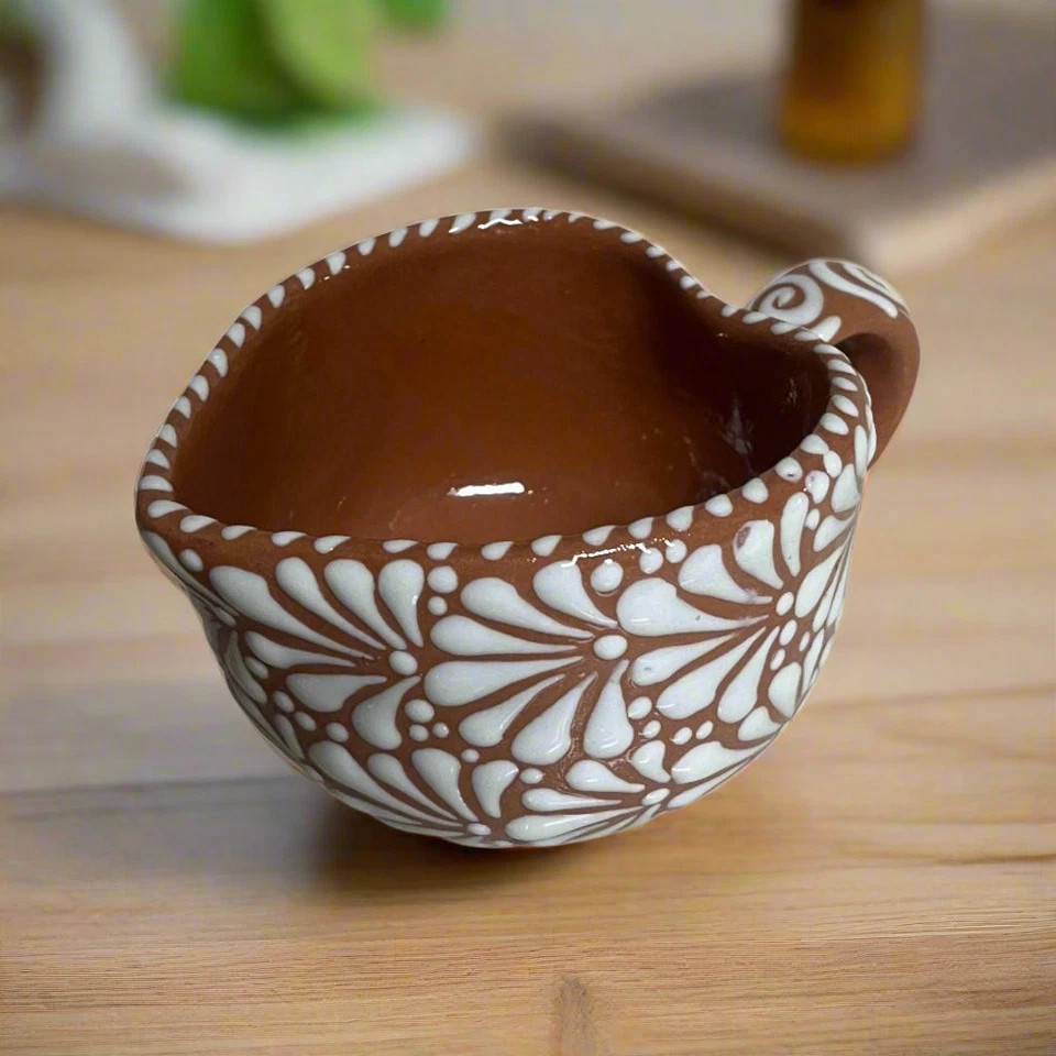 Talavera Heart Mug | Handcrafted Mexican Coffee Cup - Image 1 of 4