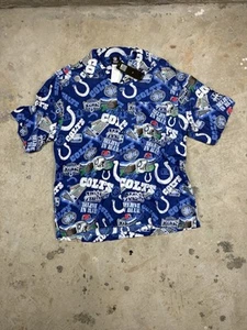 Indianapolis Colts NWT AOP Hawaii Styled Shirt Size Men’s Large - Picture 1 of 8