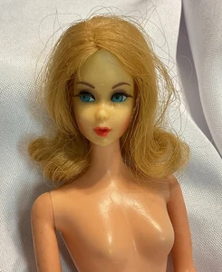 Barbie Puppe Vintage TNT TWIST N TURN MARLO FLIP HAARE BLOND 1966 Japan Lesen - Bild 1 von 10