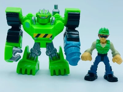 Playskool Heroes Transformers Rescue Bots Boulder The Construction-Bot Graham - Imagem 1 de 4