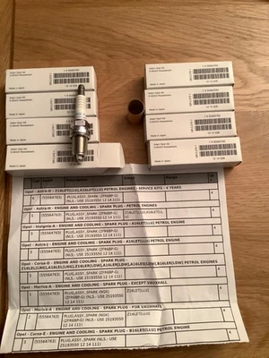 4x NGK ZFR6BP-G, GM 55564763, A16LET/Z16LET Astra H, Insignia A, Astra J, Meriva - Image 1 of 4