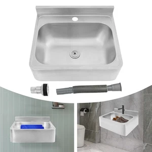 Lavabo da Bagno, 304 Acciaio Inox RV Lavabo da Parete - Foto 1 di 17