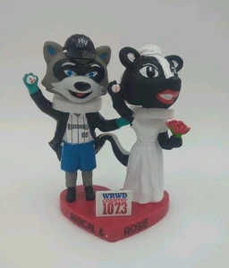 2025 Hudson Valley Renegades Rascal & Rosie The Wedding Bobblehead New 9/6/25 - Picture 1 of 6