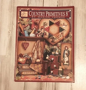 Country Primitives 8 By Maxine Thomas Tole Painting Instructions Folk Art 2000 - Picture 1 of 10
