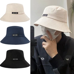 Oversize Bucket Hat for Big/Large Head Fashion Casual Beach Sun Cap Cotton - Picture 1 of 10