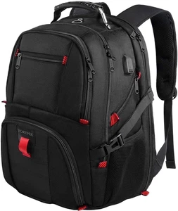 Extra Large Travel Backpack, 17 in Laptop Backpacks with USB Port - Picture 1 of 11