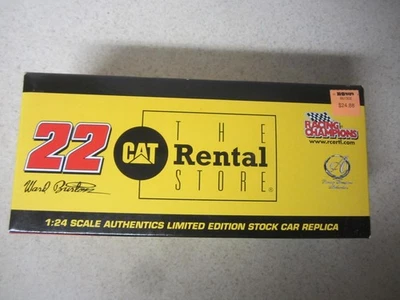 НОВЫЙ Ward Burton # 22 Cat прокат магазин 1/24 литой NASCAR гонки чемпионов - Изображение 1 из 4