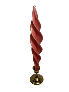 Candele Twirl Carolina Designs Vintage Dusty Rose 12" scatola aperta #8910-05 - Foto 1 di 11