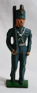 Vintage Cast Iron Grey Iron Toy Soldier Antique - Bild 1 von 7