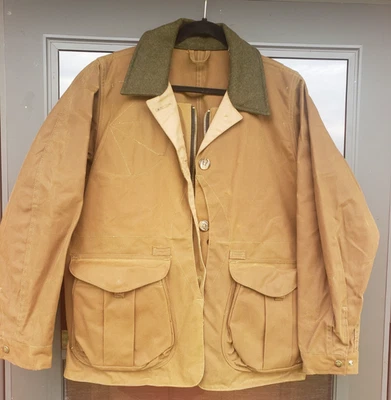 Chaqueta de caza Filson Oil Tin Cloth 2008 de colección grande nueva con etiquetas Foto 1 de 4