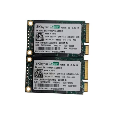 LOT OF 2 SK Hynix SC210 mSata 256GB.Sata 6.0GB/s (096JYY) Internal Hard Drive - Image 1 of 3