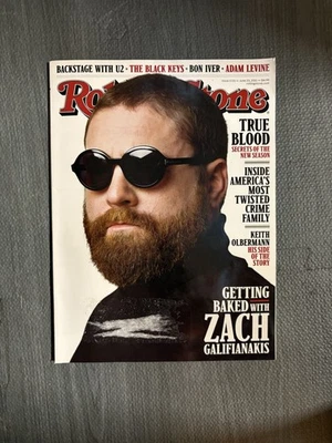 Rolling Stone Magazine Issue 1133 June 23 2011  Zach Galifianakis - Image 1 of 2