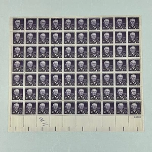 Mint Sheet of 70 US Postage Stamps 4 Cent Senator Walter F George Georgia 1960 - Picture 1 of 5