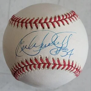 KIRBY PUCKETT SINGLE SIGNED OAL BOBBY BROWN BASEBALL TWINS DEC HOF FULL BAS COA - Picture 1 of 7