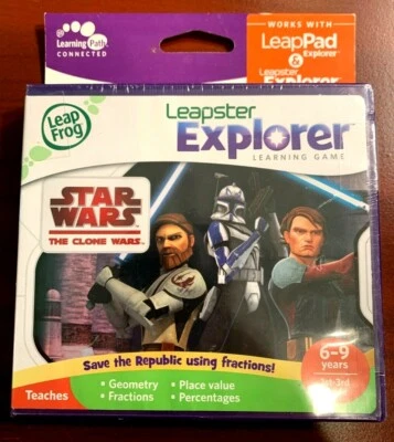 LeapFrog LeapPad Explorer Learning: Star Wars - Clone Wars, Leap Pad 1 2 3 - NIB - Image 1 of 3