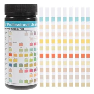 100 x Urine Test Strips 10 Parameter Reagent Tests Diabetes, UTI, pH &More - Bild 1 von 13