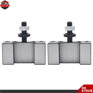 2Pcs 2# AXA 250-102 Quick Change Tool Post Boring Turning Holder For 6 - 12" New - Picture 1 of 12