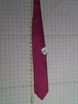 DANIEL de FASSON 100% SILK TIE / NECKWEAR Hand Made NWT Red - Изображение 1 из 2