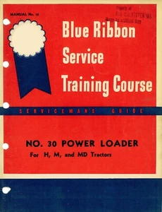 IH No. 30 cargador de alimentación frontal BRSM manual de servicio tractor Farmall H M MD - Imagen 1 de 12