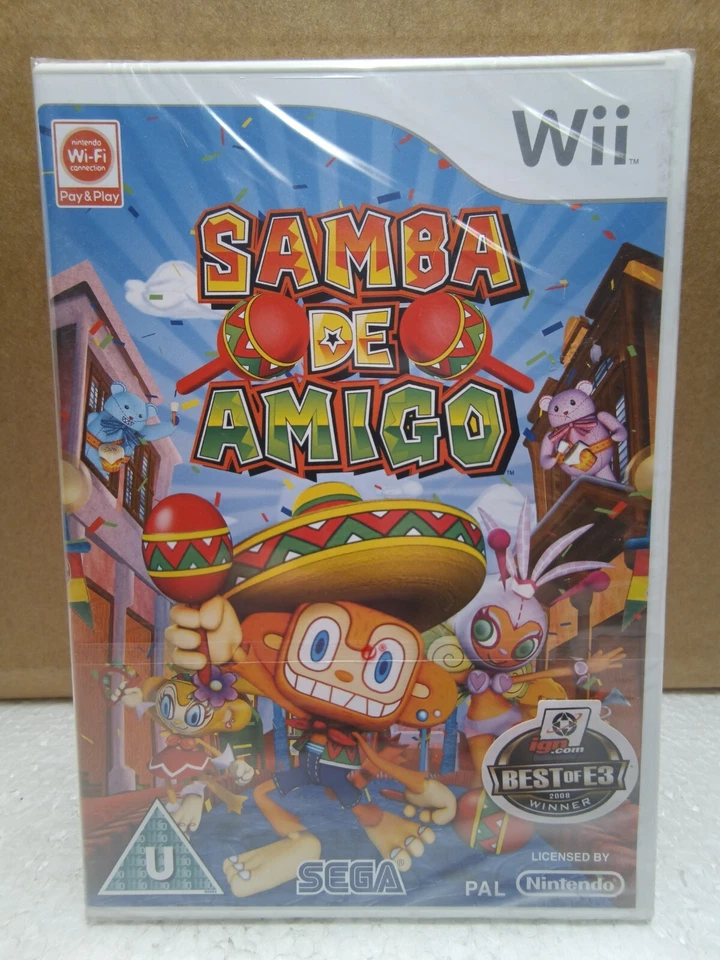 Samba de Amigo Nintendo Wii, Factory Sealed, NEW, VGA Ready! RARE - Image 1 of 4