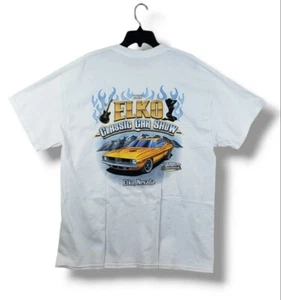 Camiseta Gildan Algodón Pesado Clásico Exposición de Automóviles Gráfico Camiseta Blanca Talla XL - Imagen 1 de 19