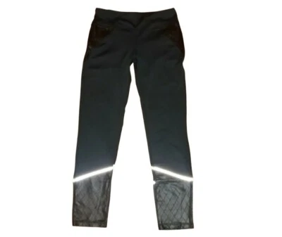 Catherine Malandrino Reflective Faux Leather Panel Leggings Size Medium - Image 1 of 4