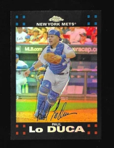 2007 TOPPS RIFRATTORE CROMATO #179 PAUL LO DUCA NEW YORK METS QUASI MIN OR BETTER - Foto 1 di 2