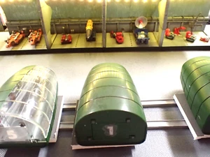 Amazing lot of 8 Konami Thunderbirds 55 go pod vehicles storage bay new - Picture 1 of 24