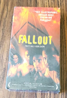 Fallout ~~ Claustrophobic Paranoid Thriller First Rites 2000 VHS Factory Sealed - Image 1 of 4