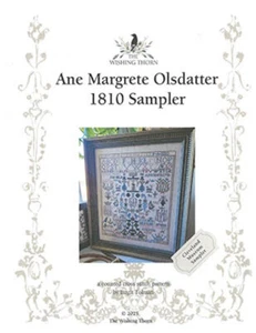 Ane Margrete Olsdatter 1810 Sampler~The Wishing Thorn - Picture 1 of 1